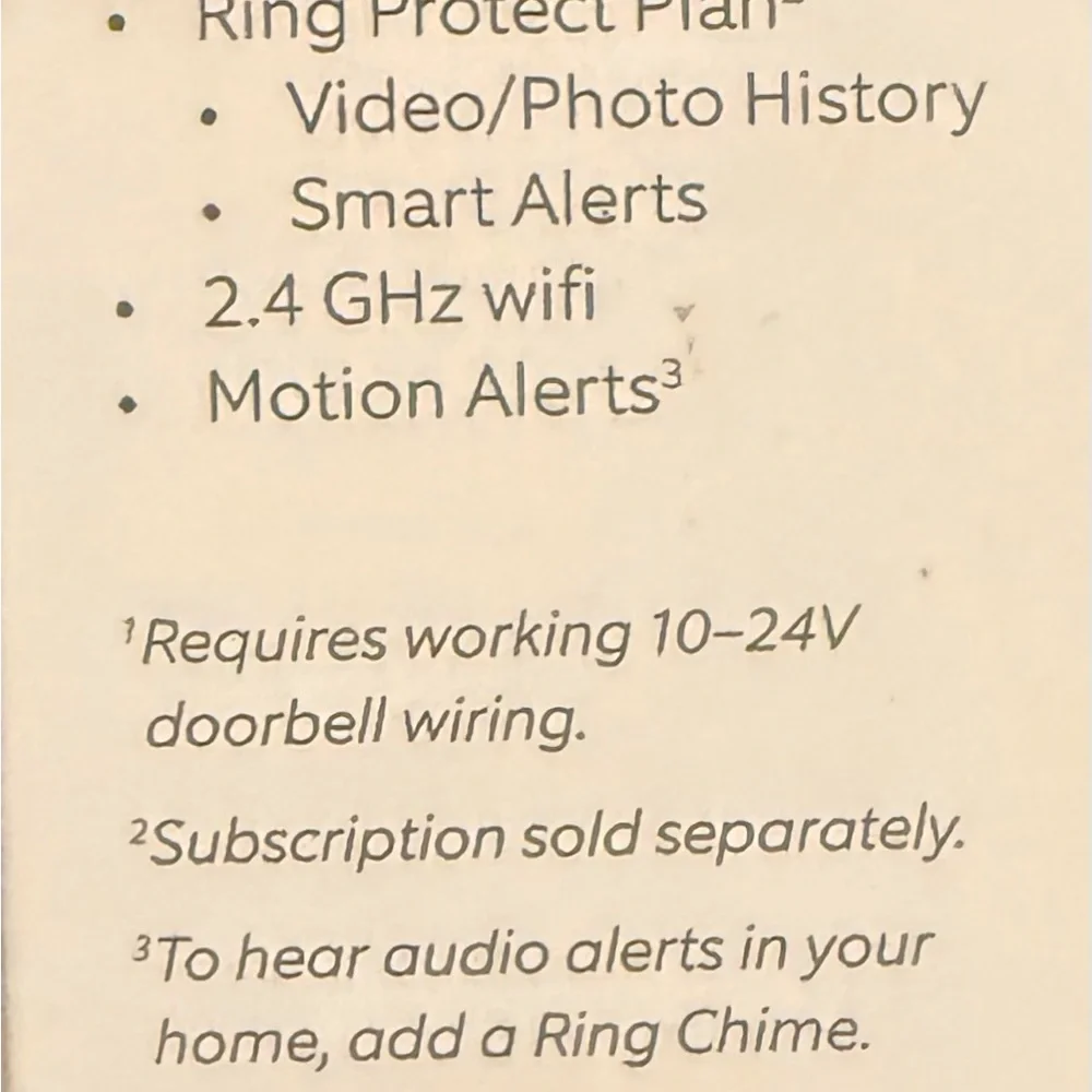 Ring Black and Blue Video Doorbell